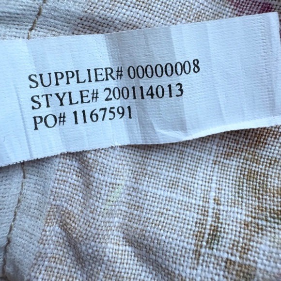 Vintage LRL Ralph Lauren 100% Linen Paisley Floral Print Skirt Size 4 - Picture 9 of 11